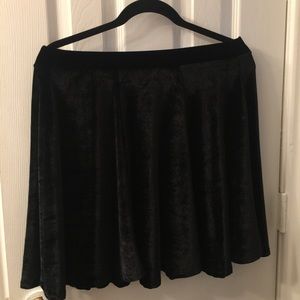 Velvet circle skirt
